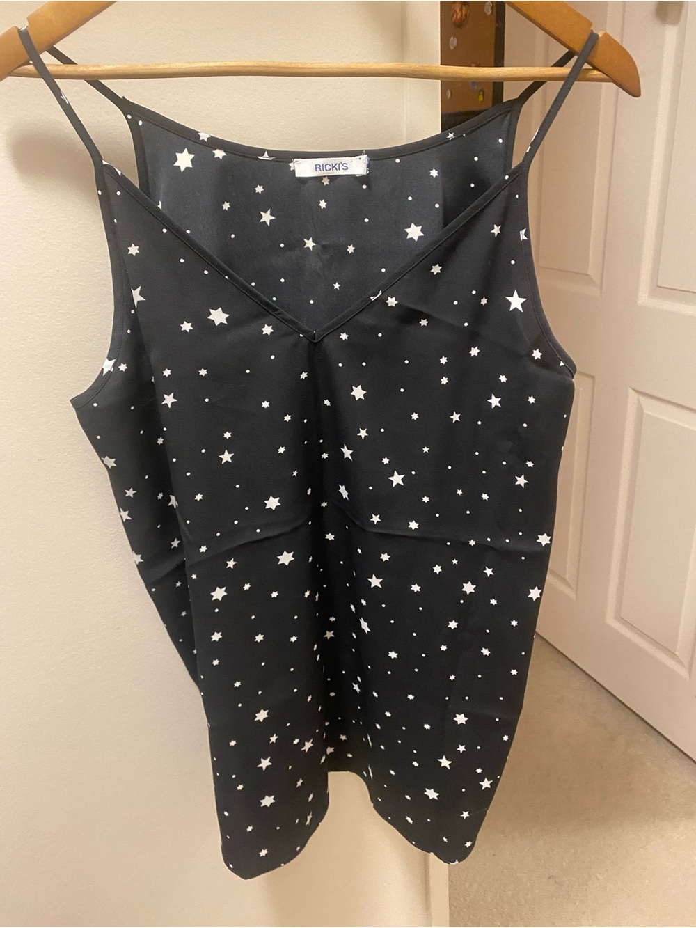 Ricki's Black Star Print Camisole Top